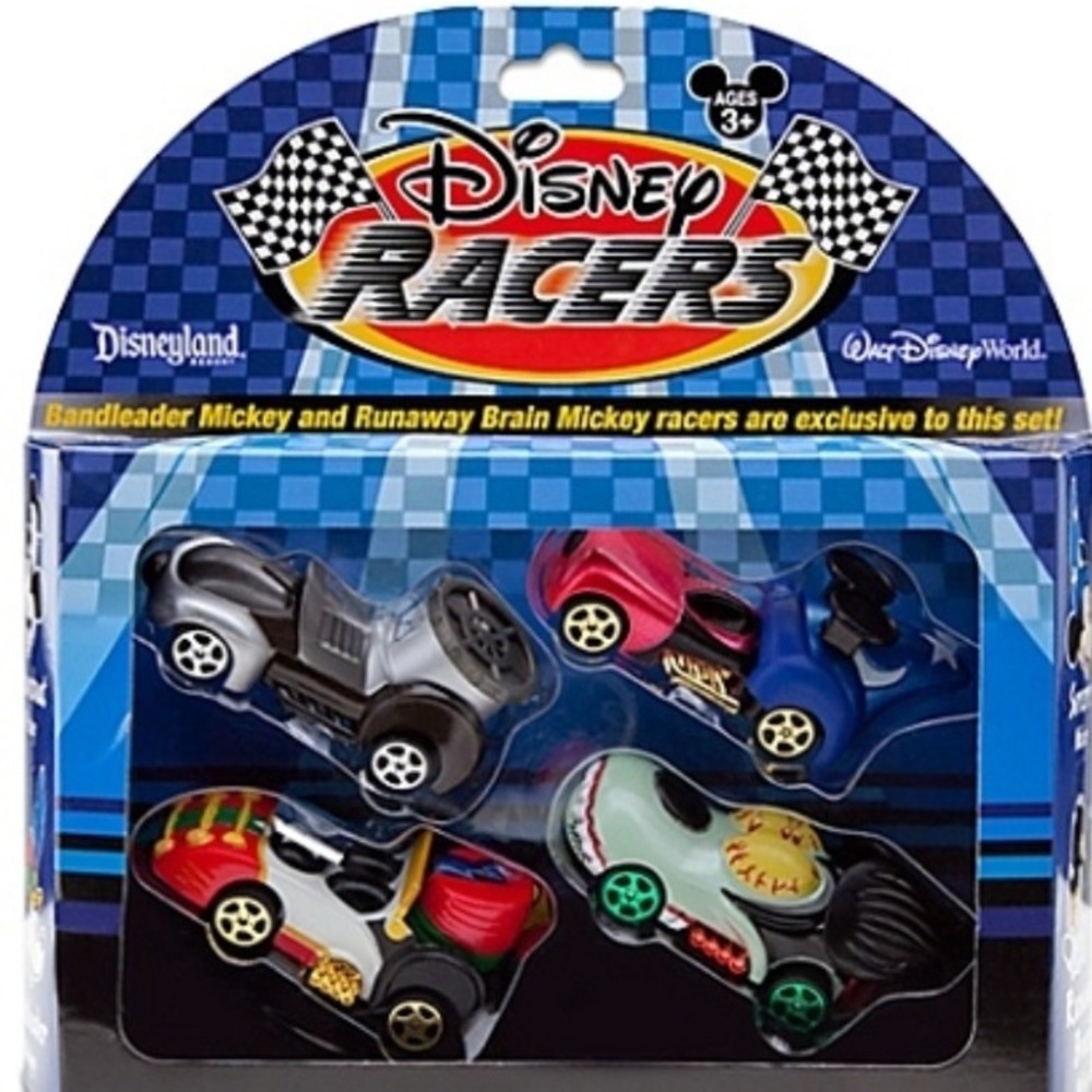 Disney Racers Mickey Mouse‎ 4 Pack Die-Cast Cars Bandleader Runaway Exclusive